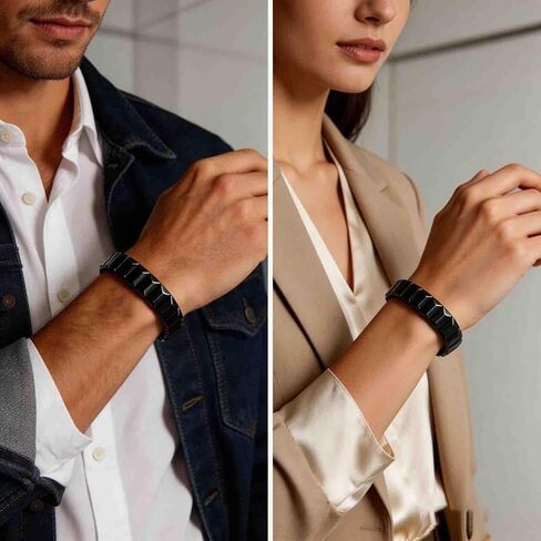 Hematite Bracelets Retirement Gift for Woman Men, Natural Pure Black Hematite Stones Handmade Bracelets, Stretch Beads Inspirational Jewelry Meaningful Retirement Gifts in Saudi Arabia