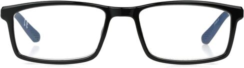 Foster Grant IRONMAN Men's Sprint Rectangular Reading Glasses, BLACK, 2x in Kuwait