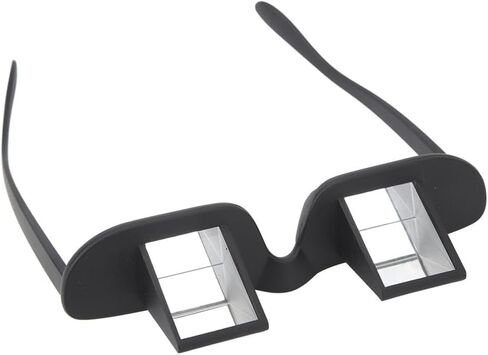 Lazy Glasses 90 Degree Horizontal Prism Glasses for Laying Down Reading and Watching TV Lazy Spectacles Glasses Over Glasses HD Reading Glasses, Myopia Presbyopic usable, Neck Pain Relief, Unisex in Saudi Arabia