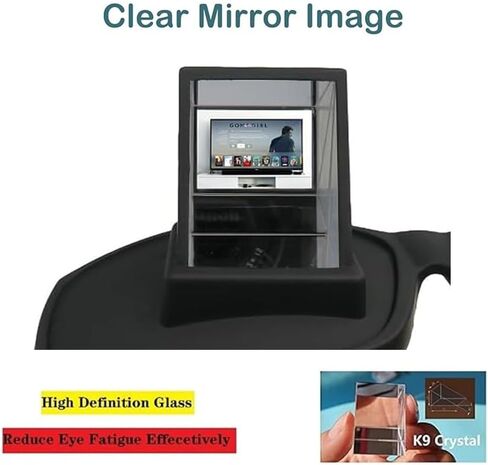 Lazy Glasses 90 Degree Horizontal Prism Glasses for Laying Down Reading and Watching TV Lazy Spectacles Glasses Over Glasses HD Reading Glasses, Myopia Presbyopic usable, Neck Pain Relief, Unisex in Saudi Arabia