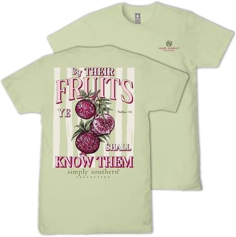 Simply Southern by Their Fruits Ye Know Them - Pomegranate - Youth T-Shirt in Kuwait