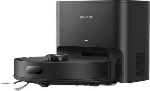 dreame D10 Plus Gen 2 Robot Vacuum and Mop with Self-Emptying Base for 90 Days of Cleaning, 6000 Pa Suction and LiDAR Navigation, Obstacle Avoidance, Wi-Fi Connected in Kuwait