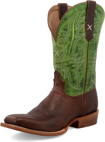 Twisted X Men's 12" Rancher, Wide Square Toe with CellSole, Sequoia & Cactus, 11 D in Kuwait