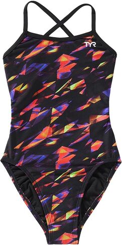 TYR Girls' Girls' Triadic Trinityfit Durafast Elite One Piece Swimsuit in Kuwait