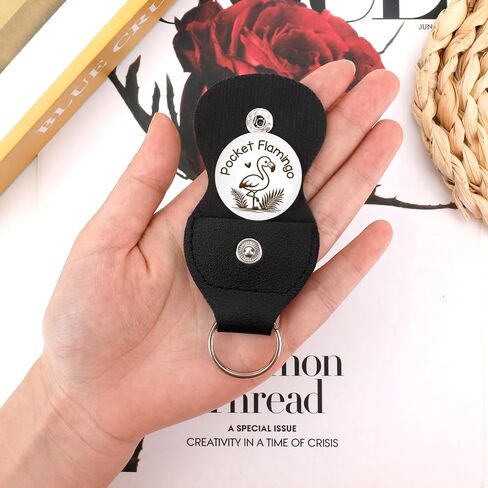 Flamingo Themed Gifts Flamingo Keychain Cute Animal Pocket Hug Token Emotional Support Gift Small Christmas Stocking Stuffers for Flamingos Lovers Boyfriend Girlfriend Son Daughter Best Friend in Saudi Arabia