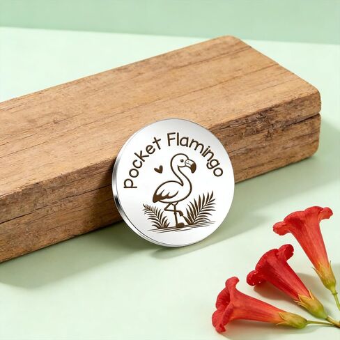 Flamingo Themed Gifts Flamingo Keychain Cute Animal Pocket Hug Token Emotional Support Gift Small Christmas Stocking Stuffers for Flamingos Lovers Boyfriend Girlfriend Son Daughter Best Friend in Saudi Arabia