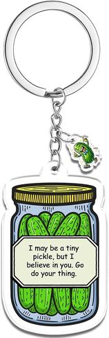 Emotional Support Pickle Keychains Inspirational Pickle Keychains Appreciation Gifts for Teen Girls Boys Pickles Accessories Stuff For Lovers Birthday Christmas Inspirational Gifts For Men Friends in Saudi Arabia