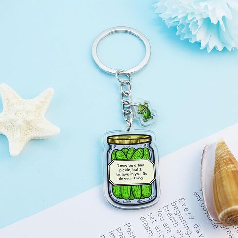 Emotional Support Pickle Keychains Inspirational Pickle Keychains Appreciation Gifts for Teen Girls Boys Pickles Accessories Stuff For Lovers Birthday Christmas Inspirational Gifts For Men Friends in Saudi Arabia