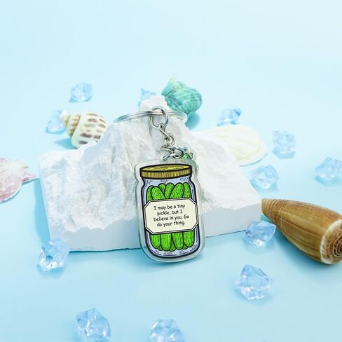 Emotional Support Pickle Keychains Inspirational Pickle Keychains Appreciation Gifts for Teen Girls Boys Pickles Accessories Stuff For Lovers Birthday Christmas Inspirational Gifts For Men Friends in Saudi Arabia