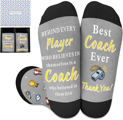 Coach Socks for Men Women Coach Thank You Gifts Soccer Coaches Gifts for Men End of Season Baseball Coaches Appreciation Gift for Softball Basketball Volleyball Football Coachs Retirement Christmas in Kuwait