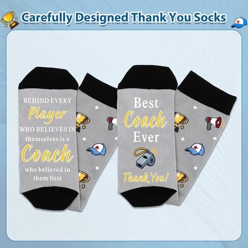 Coach Socks for Men Women Coach Thank You Gifts Soccer Coaches Gifts for Men End of Season Baseball Coaches Appreciation Gift for Softball Basketball Volleyball Football Coachs Retirement Christmas in Kuwait