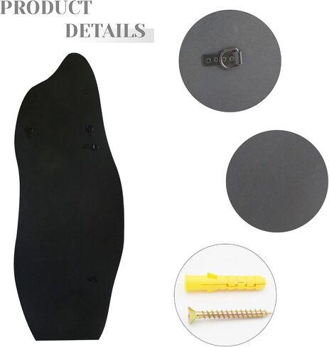 Gluck Plants Full Length Mirror, Irregular Asymmetrical 63x24 Inch Wave Frameless Black Modern Unique Vanity Wall Mirror for Bathroom, Bedroom, Living Room, Entryway, Fireplace in Saudi Arabia