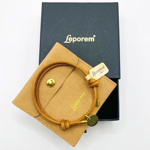 Leporem Duo Knot String Bracelet 18K Gold Plated Disc Charm Artisan Handwear for Everyday Casual Outfits in Kuwait