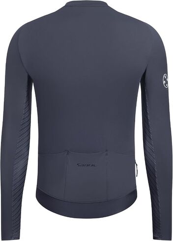 قميص رجالي لركوب الدراجات من Santic بأكمام طويلة وسحاب كامل لركوب الدراجات لربيع وصيف MTB/دراجة الطريق مع جيوب in Kuwait