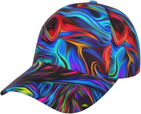 Tie Dye Baseball Cap Snapback Hats Adjustable Trucker Hat for Men Women in Saudi Arabia