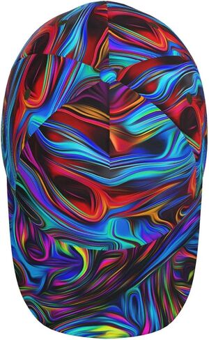 Tie Dye Baseball Cap Snapback Hats Adjustable Trucker Hat for Men Women in Saudi Arabia