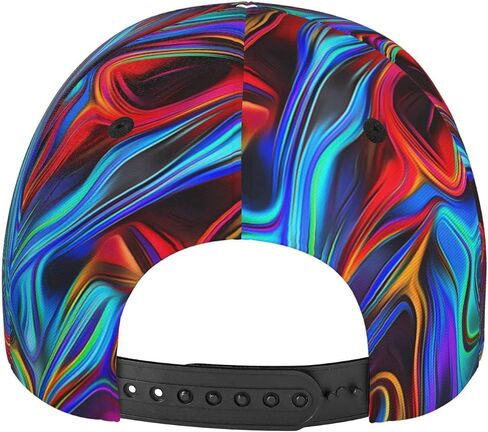 Tie Dye Baseball Cap Snapback Hats Adjustable Trucker Hat for Men Women in Saudi Arabia