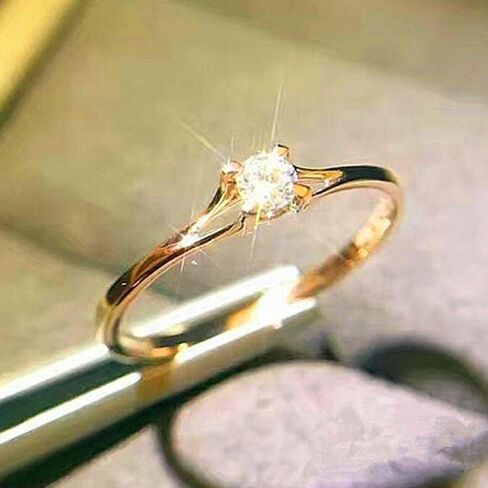 Charms Shiny Rings for Women Fashion Simple Finger Accessories in Kuwait