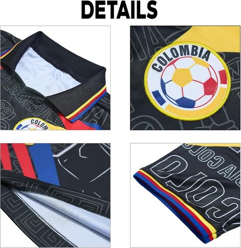Colombia Jersey Men, Colombia Soccer Jersey for Men, Colombian Soccer Shirt, Soccer Jerseys for Football Fans in Kuwait