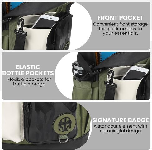 Bioworld Star Wars The Mandalorian Green 18.5" Backpack in Kuwait