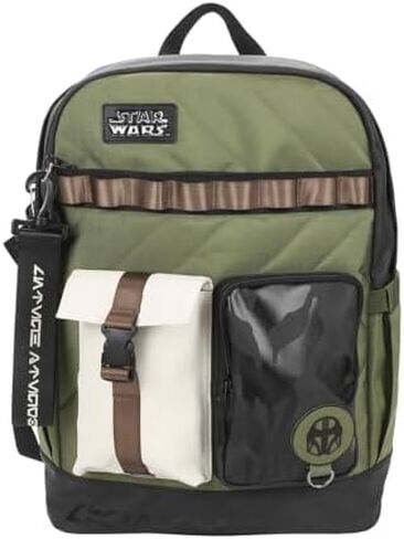 Bioworld Star Wars The Mandalorian Green 18.5" Backpack in Kuwait