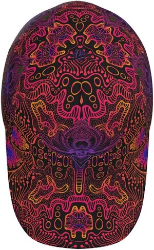 Psychadelic Trippy Abstract Baseball Cap Snapback Hats Adjustable Trucker Hat for Men Women in Saudi Arabia