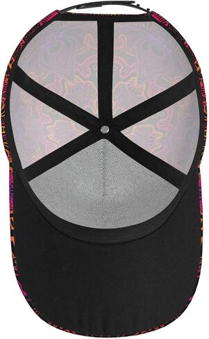 Psychadelic Trippy Abstract Baseball Cap Snapback Hats Adjustable Trucker Hat for Men Women in Saudi Arabia