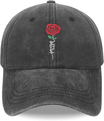 Gifts for Mom, Mom Hat for Women Mothers Day Embroidered Adjustable Baseball Cap Black in Saudi Arabia