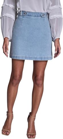 BCBGeneration Womens Mini Skirt with Button Detail at Waist in Kuwait