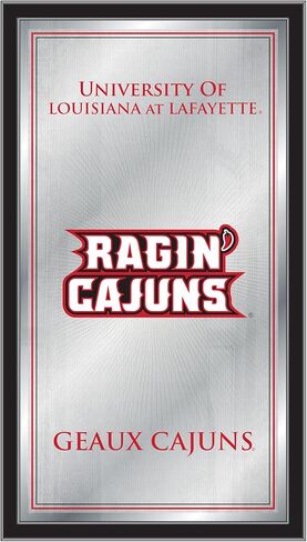 Louisiana-Lafayette 26" x 15" Fight Song Mirror by Holland Bar Stool Company in Saudi Arabia