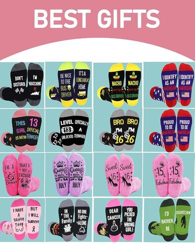 100 Year Old Gifts, 100th Birthday Gifts for Women Mom Grandma, Socks Gift in Saudi Arabia