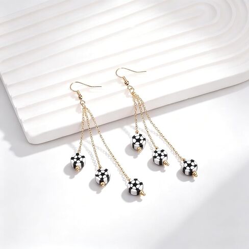 9 Pairs Soccer Earrings for Women Soccer Ball Stud Hoop Earrings Sporty Soccer Jewelry Gift Game Day Outfits Accessories Party Favors in Kuwait