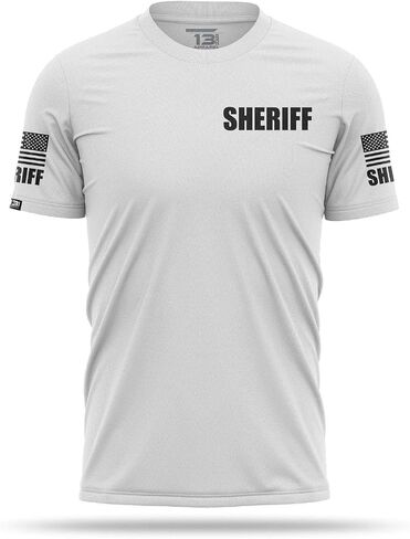 13FA Sheriff Men’s Performance Duty Shirt, Lightweight Breathable Stretch Uniform, Moisture-Wicking, Durable Fit in Saudi Arabia