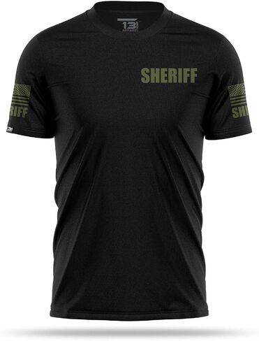 13FA Sheriff Men’s Performance Duty Shirt, Lightweight Breathable Stretch Uniform, Moisture-Wicking, Durable Fit in Saudi Arabia
