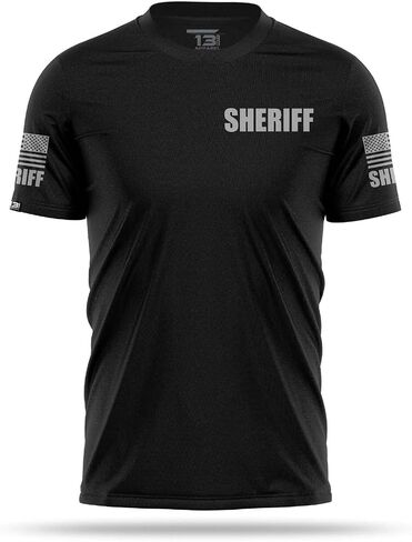 13FA Sheriff Men’s Performance Duty Shirt, Lightweight Breathable Stretch Uniform, Moisture-Wicking, Durable Fit in Saudi Arabia