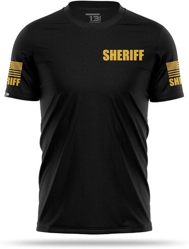 13FA Sheriff Men’s Performance Duty Shirt, Lightweight Breathable Stretch Uniform, Moisture-Wicking, Durable Fit in Saudi Arabia