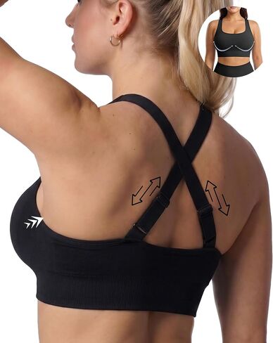 FITTIN Supoort Sports Bra for Women: Adjustable Straps 60%+ Less Bounce in Saudi Arabia