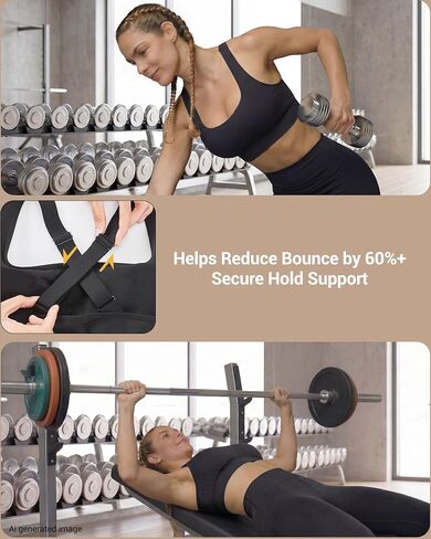FITTIN Supoort Sports Bra for Women: Adjustable Straps 60%+ Less Bounce in Saudi Arabia