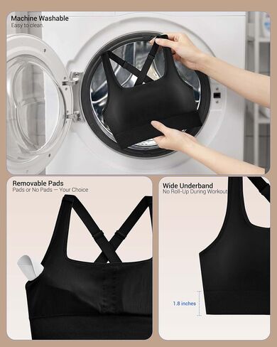 FITTIN Supoort Sports Bra for Women: Adjustable Straps 60%+ Less Bounce in Saudi Arabia