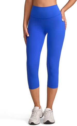 INGIA Womens High Waist No Front Seam Scrunch Capri Leggings 19 Inches V-Back Scrunch Booty Workouts Yoga Gym Pants in Saudi Arabia