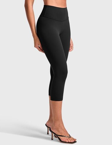 INGIA Womens High Waist No Front Seam Scrunch Capri Leggings 19 Inches V-Back Scrunch Booty Workouts Yoga Gym Pants in Saudi Arabia