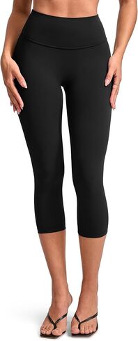 INGIA Womens High Waist No Front Seam Scrunch Capri Leggings 19 Inches V-Back Scrunch Booty Workouts Yoga Gym Pants in Saudi Arabia