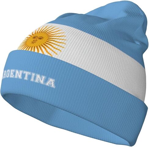 Cute Flag Knit Beanie Hats for Women Men Skull Cap Soft Fisherman Beanies Winter Hat in Saudi Arabia