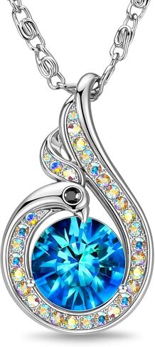 Kate Lynn Rise From the Ashes Phoenix Necklace & Earrings Set, Jewelry Gifts for Women in Kuwait