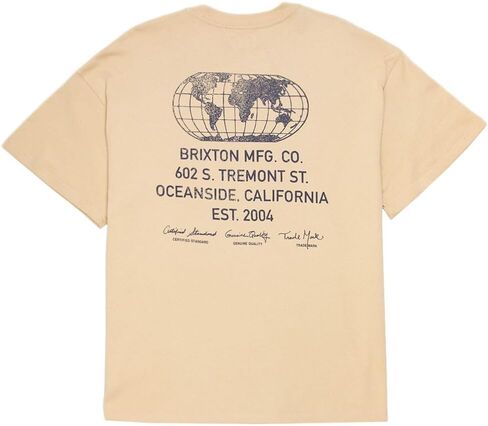 Brixton Union Mens Relaxed Heavyweight Tee in Kuwait