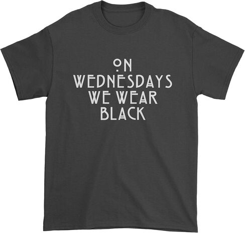 FerociTees Mens On Wednesdays We Wear Black T-Shirt in Saudi Arabia