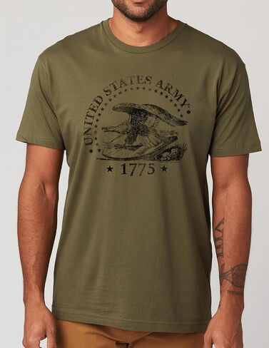 SWEET MEMORIES VINTAGE TEES U.S. Army® Est. 1775 Military Green Historical Tee | Officially Licensed in Saudi Arabia