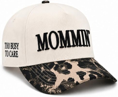 Mommin Trucker Hat for Women, Adjustable Embroidered Mom Baseball Cap -Christmas Mothers Day Birthday Gifts for Mom & Wife in Saudi Arabia