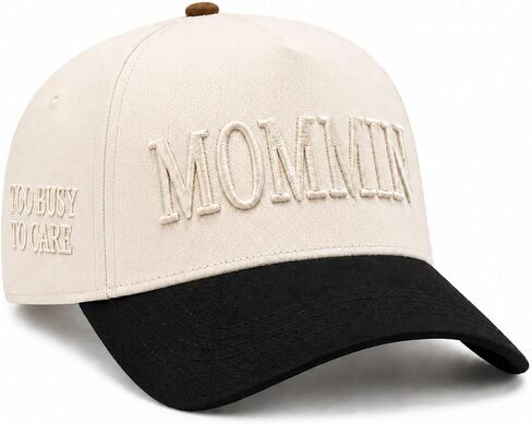 Mommin Trucker Hat for Women, Adjustable Embroidered Mom Baseball Cap -Christmas Mothers Day Birthday Gifts for Mom & Wife in Saudi Arabia