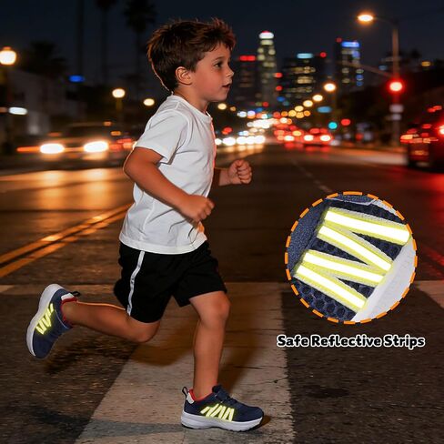 LeIsfIt Toddler Shoes Boys Girls Lightweight Athletic Sneakers Kids Non-Slip Cushioned Sneakers for Daily Play & Running in Saudi Arabia